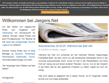 Tablet Screenshot of jaegers.net